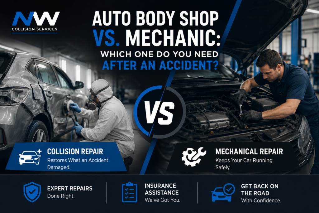 Auto Body Shop vs. Mechanic