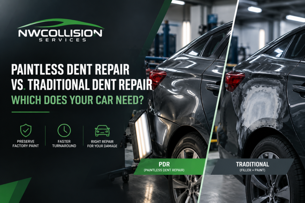 Paintless Dent Repair vs. Traditional