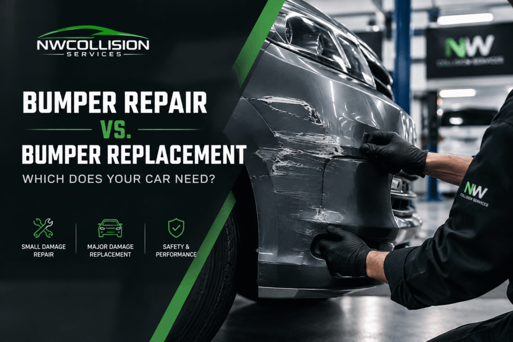 Bumper Repair vs. Bumper Replacement